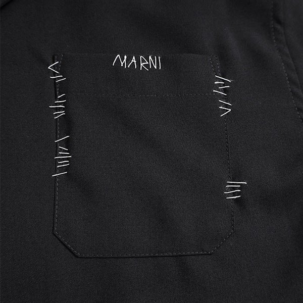 MARNI マルニ トロピカルウール オープンカラー ボーリング