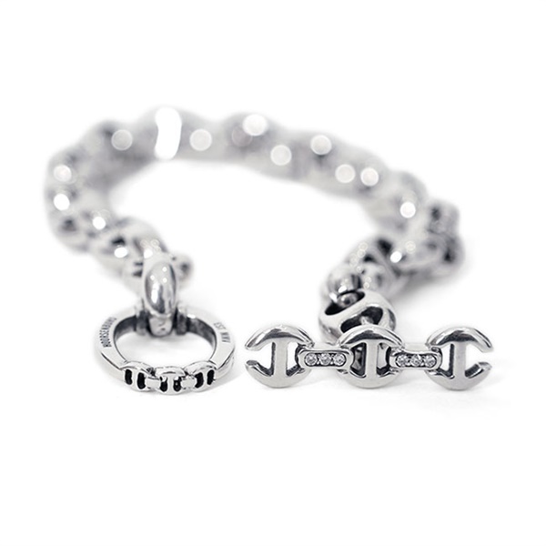 HOORSENBUHS ホーセンブース 10MM OPEN-LINK BRACELET シルバー