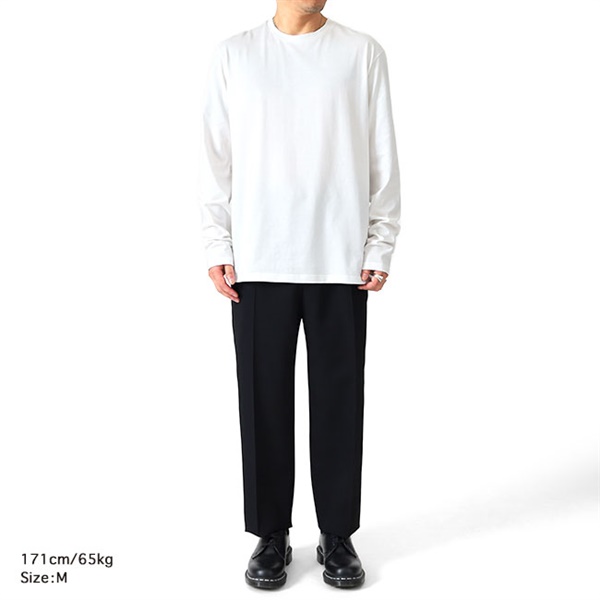 JIL SANDER ジルサンダー 2024FW バックロゴ Tシャツ ロンT J22GC0188 J46219