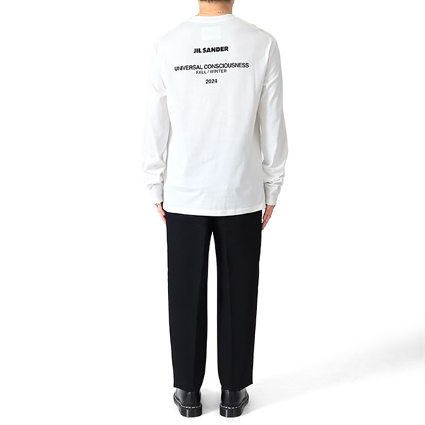 JIL SANDER ジルサンダー 2024FW バックロゴ Tシャツ ロンT J22GC0188 J46219