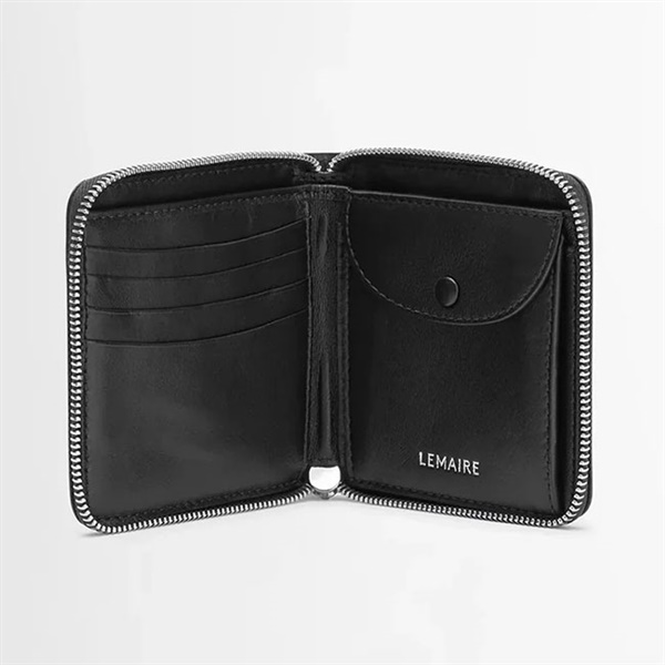 LEMAIRE ルメール パティーナ 二つ折り ジップ レザーウォレット LEMAIRE ルメール パティーナ 二つ折り ジップ レザーウォレット