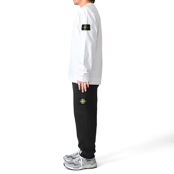 メンズ◆ Stone Island ロゴパッチ スウェットパンツ ジョガーパンツ ◆