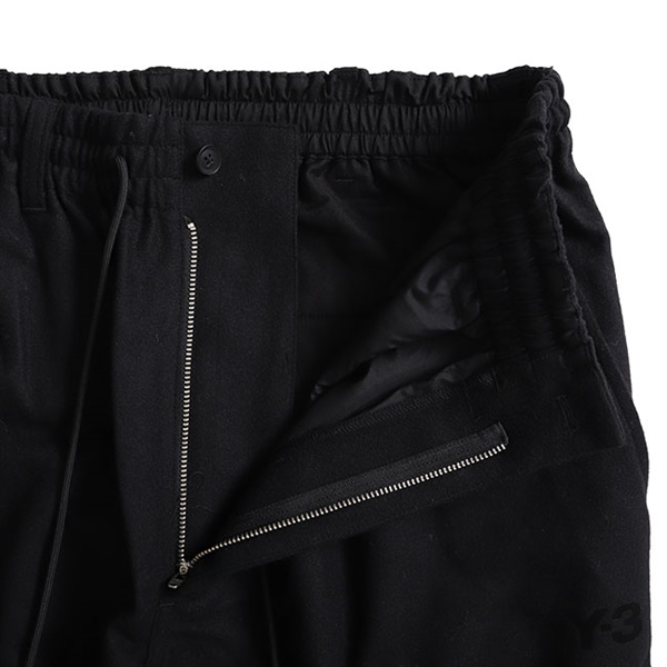Y-3 ワイスリー フランネルウール リブ付き カフパンツ IZ1878