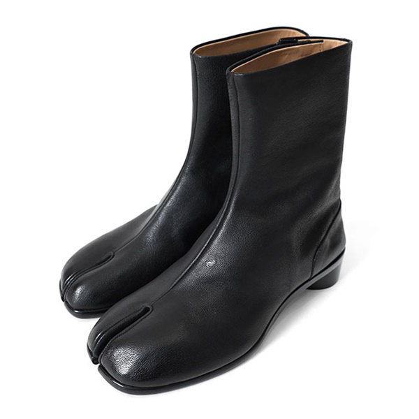 Maison Margiela メゾンマルジェラ キャメルレザー 3cm タビブーツ