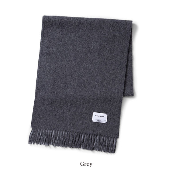 The Inoue Brothers ザ・イノウエブラザーズ Brushed Scarf アルパカ