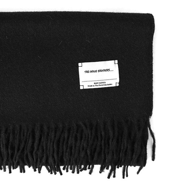 The Inoue Brothers ザ・イノウエブラザーズ Brushed Scarf アルパカ