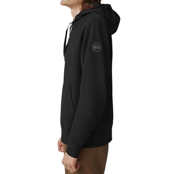 CANADA GOOSE BLACK LABEL カナダグース ブラックレーベル Huron Hoody ロゴスウェットパーカー 7403MB