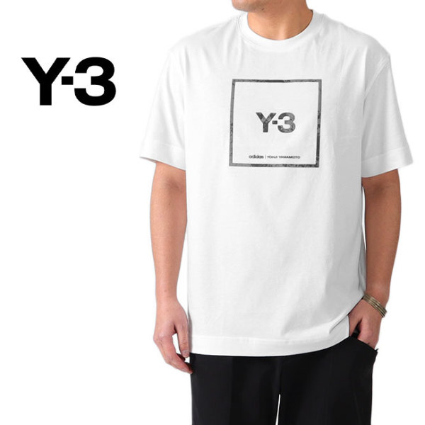 Y-3 ワイスリー スクエアラベルロゴ Tシャツ GV6060 GV6061
