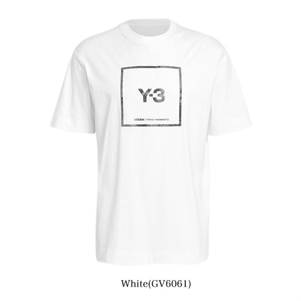 Y-3 ワイスリー スクエアラベルロゴ Tシャツ GV6060 GV6061