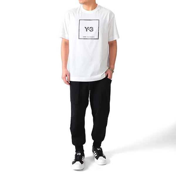 Y-3 ワイスリー スクエアラベルロゴ Tシャツ GV6060 GV6061