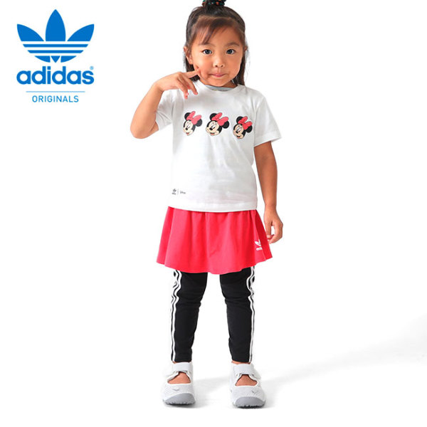 Adidas アディダスオリジナルス ディズニー コラボ ミニーtシャツ スカート セットアップ H326 Adidas アディダス Add 宮崎