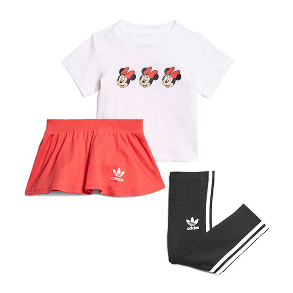 Adidas アディダスオリジナルス ディズニー コラボ ミニーtシャツ スカート セットアップ H326 Adidas アディダス Add 宮崎