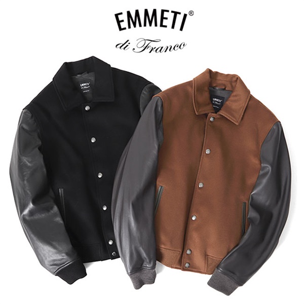 EMMETI エンメティ RICHMONDE リッチモンド レザー × ウールカシミア