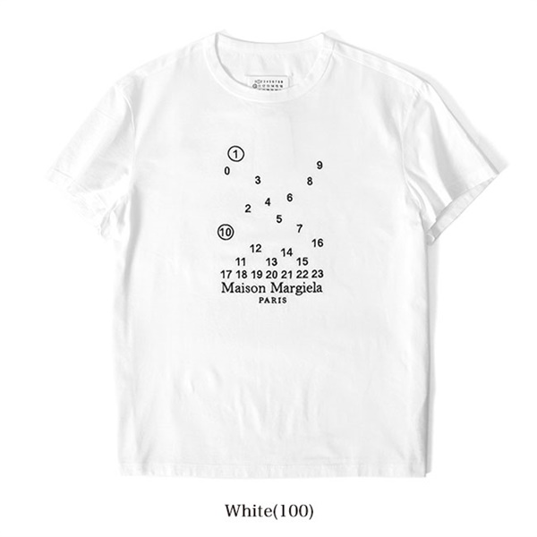 MAISON MARGIELA マルジェラ カレンダーTシャツ白新品タグ付き - T ...