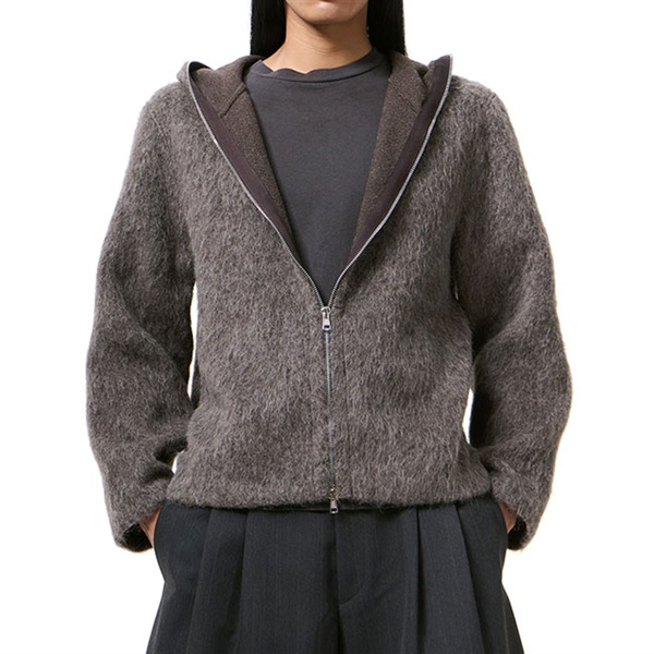 Our Legacy アワーレガシー FULL ZIP HOOD ヘアリーウール フルジップ