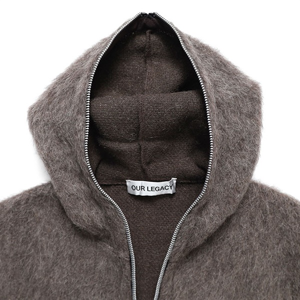 Our Legacy アワーレガシー FULL ZIP HOOD ヘアリーウール フルジップ