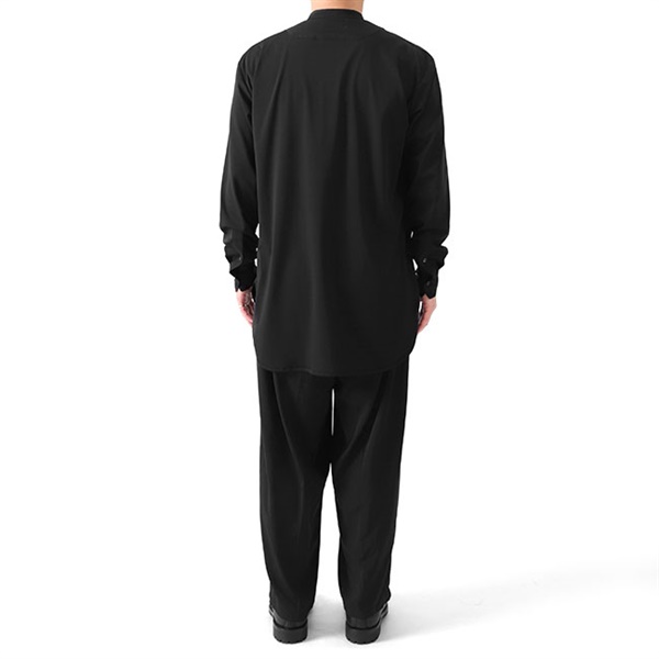 [SALE] RAINMAKER レインメーカー プルオーバー バンドカラー ロングテイル カフドシャツ RM221-011