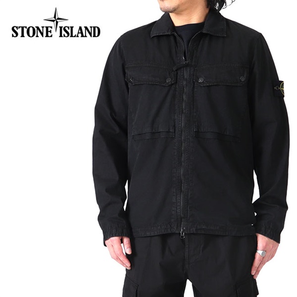 Stone Island ストーンアイランド ガーメントダイ ミリタリー シャツ 