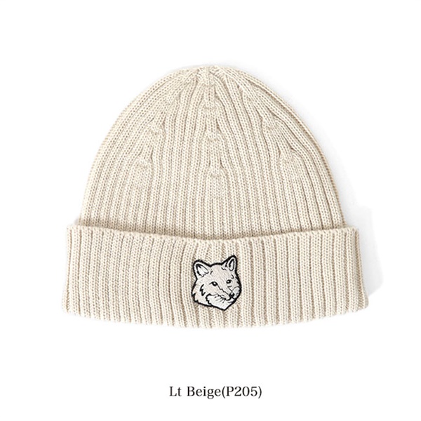 Maison Kitsune メゾンキツネ フォックスロゴ ニットキャップ LM06111KT1022