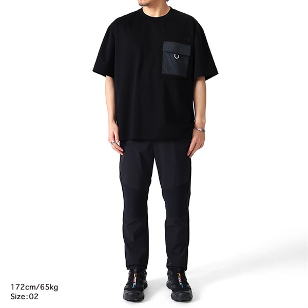 タトラス　2024-25モデル　ブラック　Tシャツ 左胸ポケット付き　Sサイズ 楽天市場】TATRAS タトラス バックロゴ 胸ポケット Tシャツ