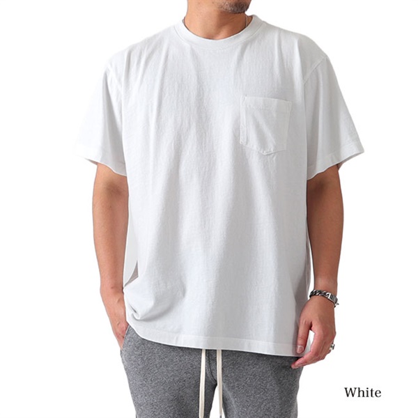 JOHN ELLIOTT ジョンエリオット 胸ポケット オーバーサイズTシャツ LUCKY POCKET TEE