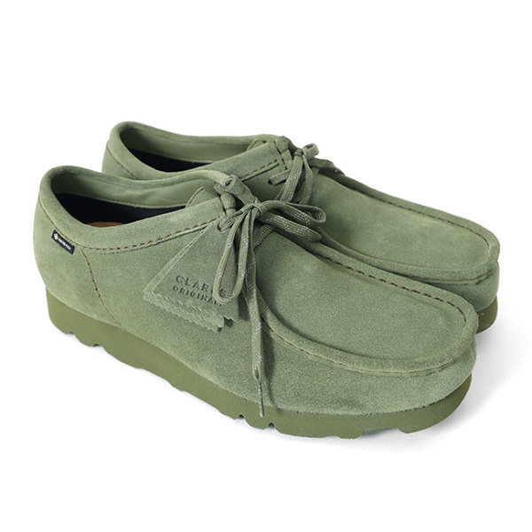 CLARKS クラークス Wallabee GTX ワラビー ゴアテックス スエードレザー モカシンシューズ 26174044