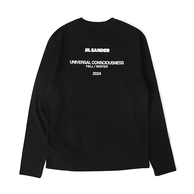 JIL SANDER ジルサンダー 2024FW バックロゴ Tシャツ ロンT J22GC0188 J46219 JIL SANDER (ジルサンダー)  Add. 宮崎