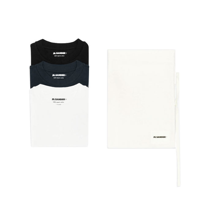 ジルサンダーJIL SANDER＋　パックTシャツ【size L】付属品付 JIL SANDER+ ジルサンダープラス 3P パックTシャツ J47GC0001 JTN254