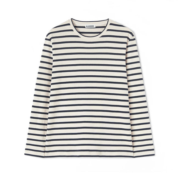 JIL SANDER+ ジルサンダープラス ボーダー Tシャツ ロンT J47NH0002 J46497