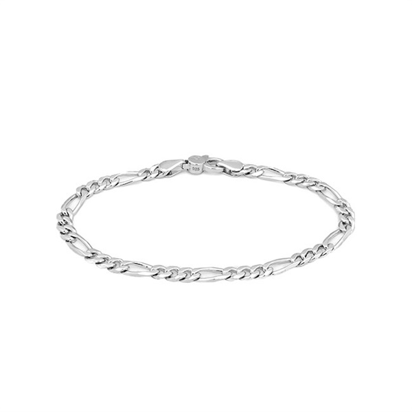 TOMWOOD トムウッド シルバー チェーンブレスレット Figaro Bracelet 