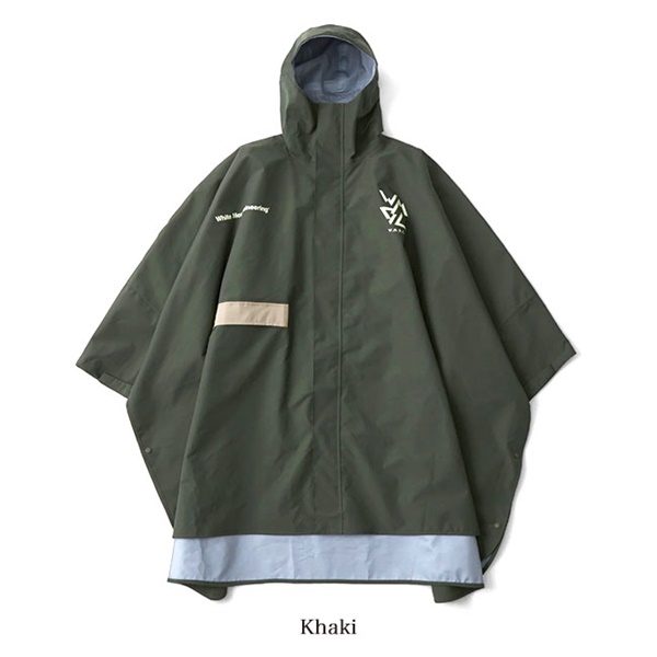 White Mountaineering × KiU ホワイトマウンテニアリング キウ コラボ オーバーサイズ 3レイヤー ポンチョ BC2273203