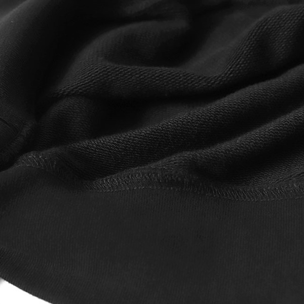 黒XS新品 メゾン マルジェラ スローガン スウェット オーバーサイズ パーカー