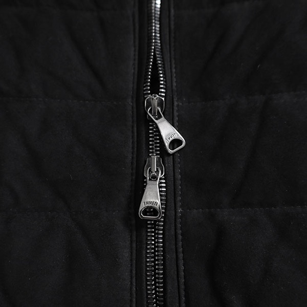 EMMETI エンメティ JURI DOWN VEST ユリ スエード ダウンベスト