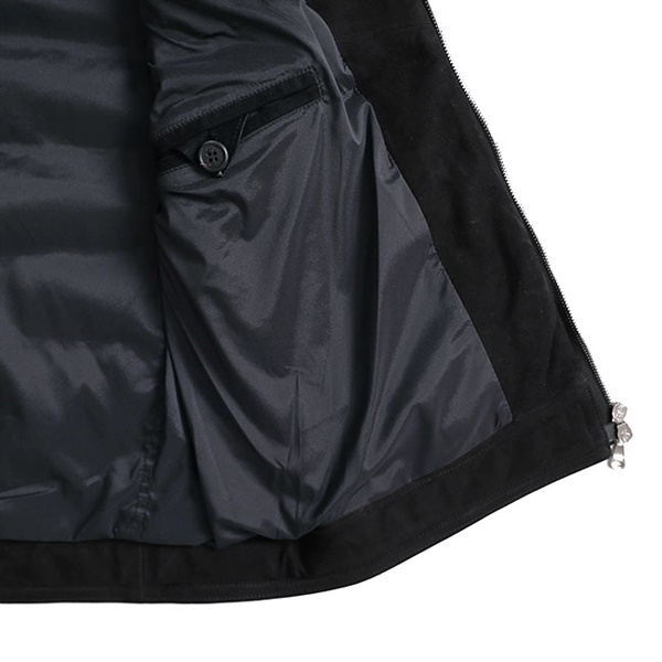 EMMETI エンメティ JURI DOWN VEST ユリ スエード ダウンベスト