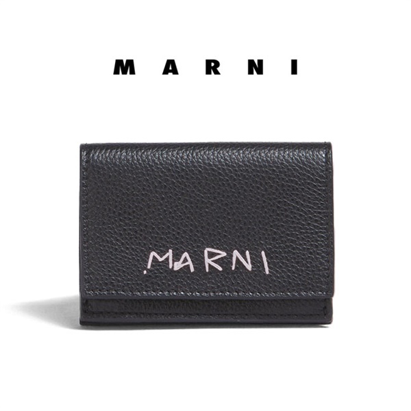 MARNI マルニ 3つ折り レザーウォレット PFMI0067U2 P6533 MARNI ...