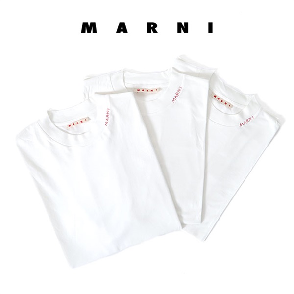 MARNI マルニ オーガニックコットン 3P パックTシャツ HUMU0223X3