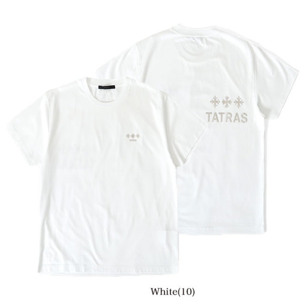 TATRAS タトラス NUNKI ヌンキ ロゴ刺繍 Tシャツ MTAT24S8193