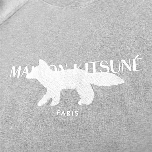 Maison Kitsune メゾンキツネ フォックススタンプ ロゴ刺繍 スウェット IM00338KM0001