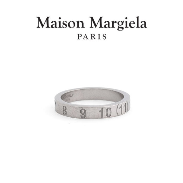 Maison Margiela メゾンマルジェラ ナンバリング ロゴ リング SM1UQ0048 S12967 Maison Margiela