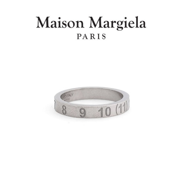 メゾンマルジェラ MAISON MARGIELA ナンバリング ロゴ 指輪 M - リング