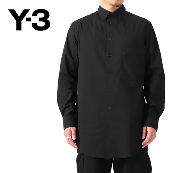 Y-3 ワイスリー クラシック チェストロゴ ボタンダウンシャツ HB3405 Y ...