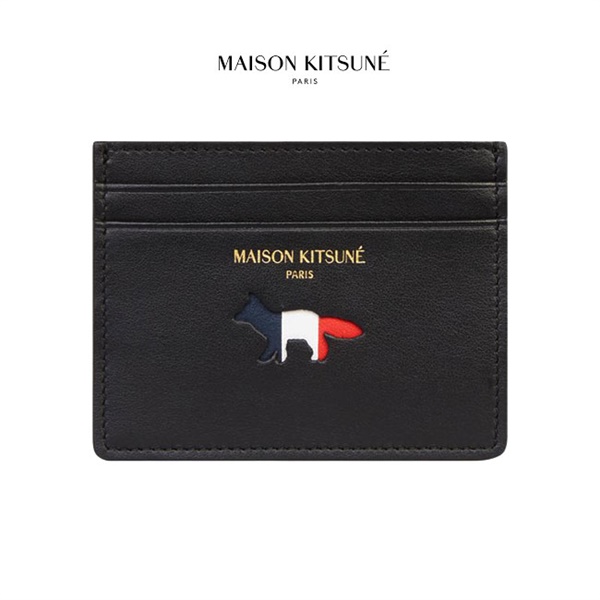 Maison Kitsune メゾンキツネ レザー カードケース AU05305LC0003 