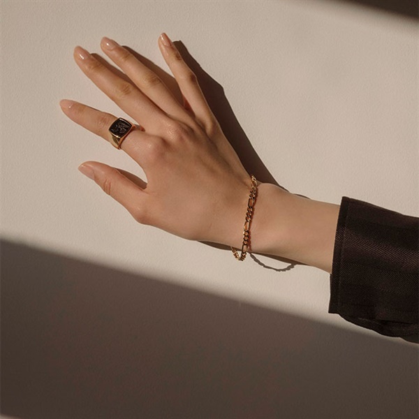 トムウッド Figaro Bracelet Thick Gold - アクセサリー