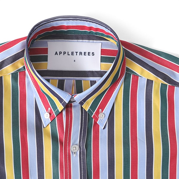 APPLE TREES アップルツリーズ カジュアルシャツ ストライプシャツ CASUAL SHIRT
