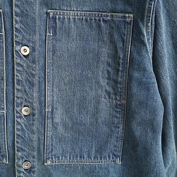 JIL SANDER+ ジルサンダープラス オーバーサイズ ブリーチデニム