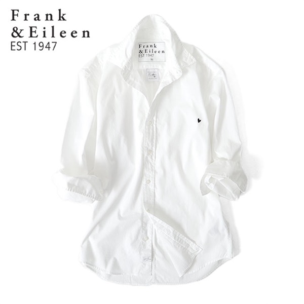 【直販特注】Frank＆Eileen ハート　リネン ロングシャツワンピース ロングワンピース/マキシワンピース