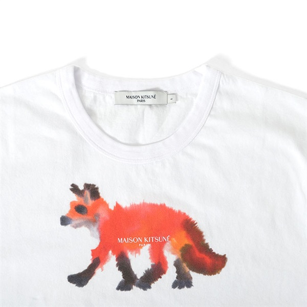 Maison Kitsune × Rop Van Mierlo メゾンキツネ ロプヴァンミエルロ コラボ フォックスロゴ Tシャツ  KW00110KJ0008