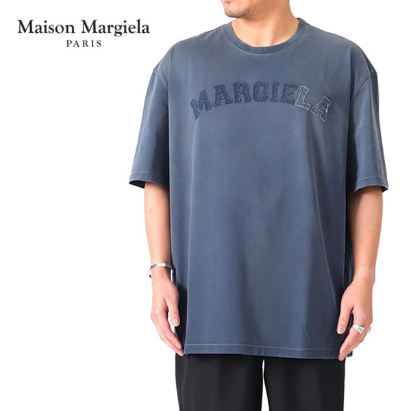 Maison Margiela メゾンマルジェラ オーバーサイズ オーバーダイ ロゴTシャツ S50GC0685 S23883