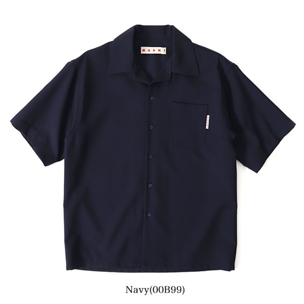MARNI(マルニ) ウールトロピカルオープンカラーシャツ CUMU0138AO - シャツ