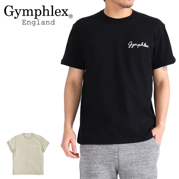 Gymphlex ジムフレックス ロゴ刺繍tシャツ J 1155 Ch Gymphlex ジムフレックス Add 宮崎